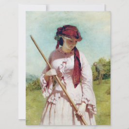 農家の娘(農村美しい) カード