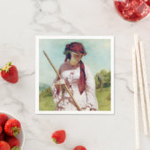 農家の娘(農村美しい) スタンダードカクテルナプキン (インサイチュ)