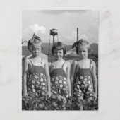 農家の娘， 1939 ポストカード (正面)