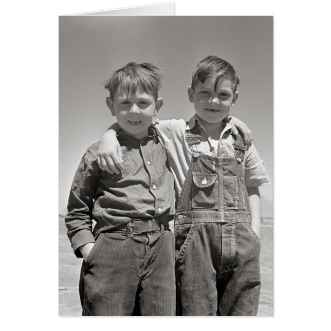 農家の少年たち 1936年 (正面)