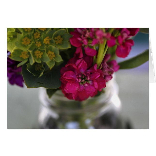 農家の市場の花 (正面横)