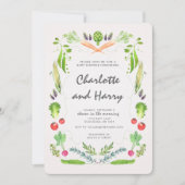 農家の市場ベイビーシャワー招待状 招待状 (正面)