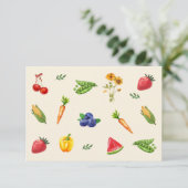 農家の市場ベビーシャワーアドバイスカード エンクロージャーカード (スタンド正面)