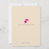 農家の市場ベビーシャワー招待状 招待状 (裏面)