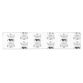 農家の市場牛テーブルのランナー ショートテーブルランナー (横)