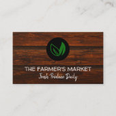 農家の市場生産 名刺 (正面)