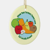 農家の市場 セラミックオーナメント (右)