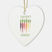 農家の市場 セラミックオーナメント (左)