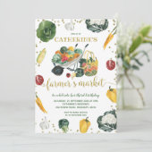 農家の市場 誕生日 招待状 (スタンド正面)