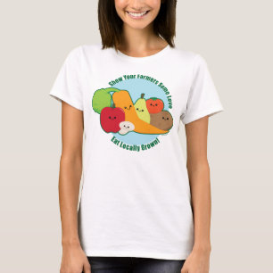 農家の市場 Tシャツ