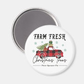 農家の新木クリスマス マグネット (正面/裏面)