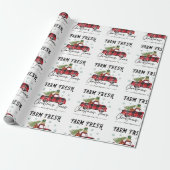 農家の新木クリスマス ラッピングペーパー (アンロールド)