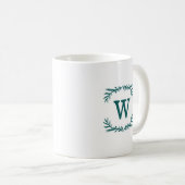 農家の新鮮な古い赤いトラックのクリスマスツリー配信 コーヒーマグカップ (正面右)