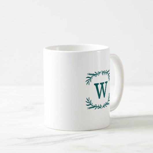 農家の新鮮な古い赤いトラックのクリスマスツリー配信 コーヒーマグカップ (正面右)