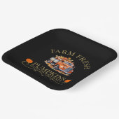 農家の新鮮な水の色のカボチャ離れの秋秋 ペーパープレート (傾斜あり)