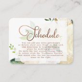 農家の新鮮な素朴田舎の結婚式の日程 エンクロージャーカード (正面)