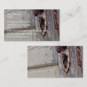 農家の旧式なドアそしてドアハンドルは家へ帰ります 名刺 (正面/裏面)