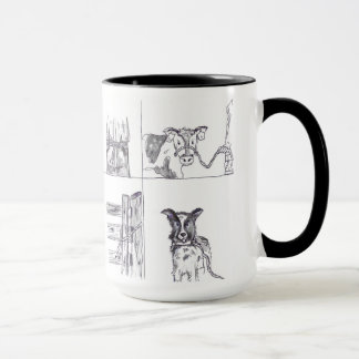 農家の梱包機麻ひものマグ マグカップ