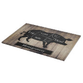 農家の産業ブタの肉屋の図表の姓 カッティングボード (角)