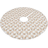 農家の田舎のトナカイ水牛のチェックのプレイド ブラッシュドポリエステルツリースカート (アングル)