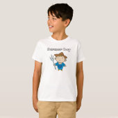 農家の男の子のTシャツおよびギフト Tシャツ (正面フル)