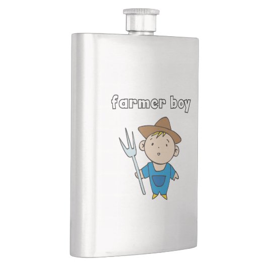 農家の男の子 フラスク (右)