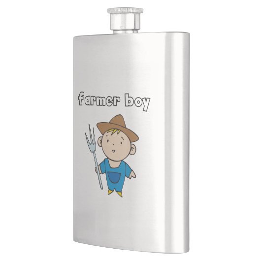 農家の男の子 フラスク (左)