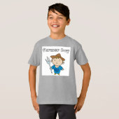 農家の男の子 Tシャツ (正面フル)