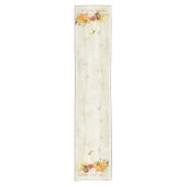 農家の秋の装飾の感謝している感謝した賛美された芸術 ショートテーブルランナー (正面)