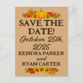 農家の秋結婚収穫 ポストカード (正面)