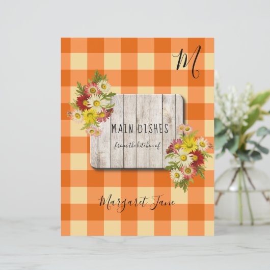 農家の素朴ギンガムレシピ主催者の仕切り (スタンド正面)