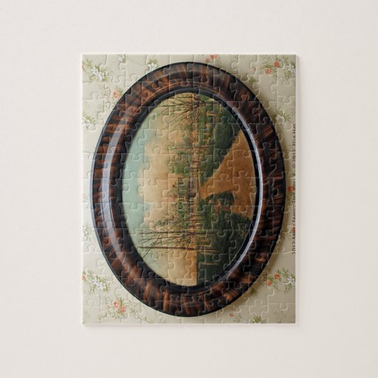 農家の絵画 ジグソーパズル (縦)