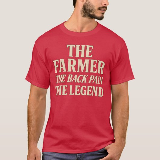 農家の腰痛伝説 Tシャツ (正面)