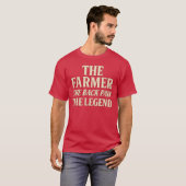 農家の腰痛伝説 Tシャツ (正面フル)