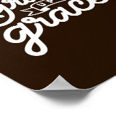 農家の茶色のクリスチャンの恵み ポスター (角)