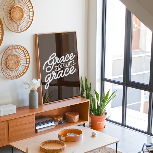 農家の茶色のクリスチャンの恵み ポスター