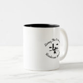 農家の贈与可能な姓 ツートーンマグカップ (正面右)