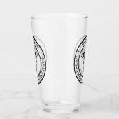 農家の農場新しい牛イラストレーション タンブラーグラス (右)