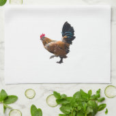 農家の鶏手タオル キッチンタオル (折り畳み)