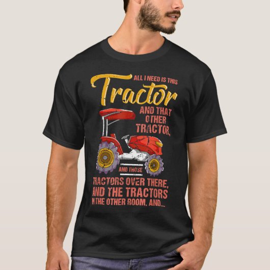 農家の鶏農場 ヤギの牧畜 Tシャツ (正面)