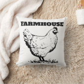 農家の鶏/鶏の枕 クッション (ブランケット)