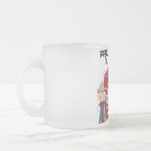 農家のTシャツおよびギフトの誇り高い息子 フロストグラスマグカップ (左)