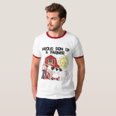 農家のTシャツおよびギフトの誇り高い息子 Tシャツ (正面フル)