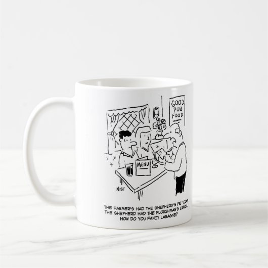 農家はシェパードのパイ コーヒーマグカップ (左)