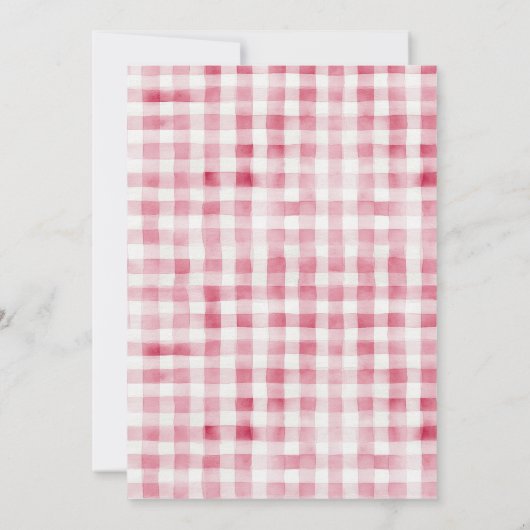 農家は市場から外れブライダルシャワー 招待状 (裏面)