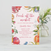 農家は市場から生まれブライダルシャワー 招待状 (スタンド正面)
