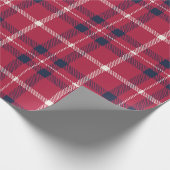 農家は海軍紅白手引き国を計画した ラッピングペーパー (角)