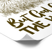 農家は種を植え、神与えは収穫する ポスター (角)