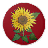 農家ひまわりセラミックプル/ノブ セラミックノブ (正面)