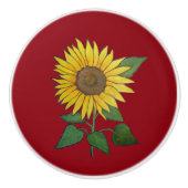 農家ひまわりセラミックプル/ノブ セラミックノブ (正面)